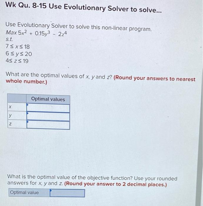 i tried to work it in excel but i kept getting