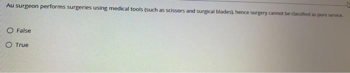 Au surgeon performs surgeries using medical tools