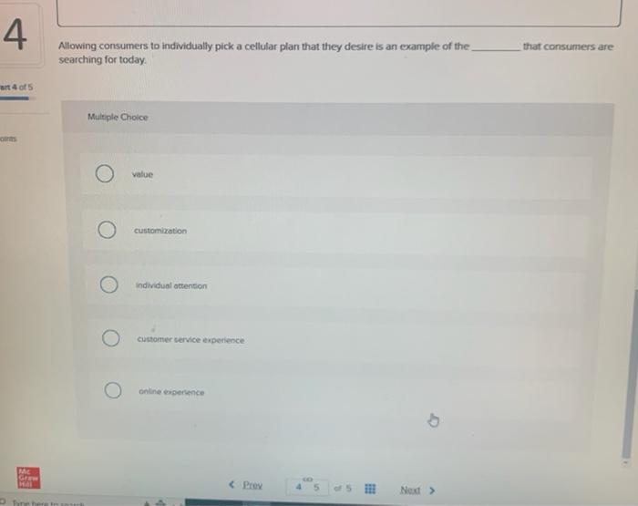 Ulowing consumers to individually pick a cellular