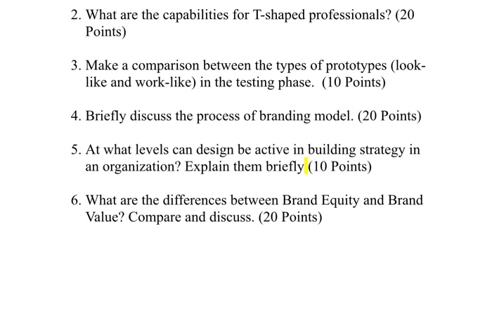 2. What are the capabilities for T-shaped