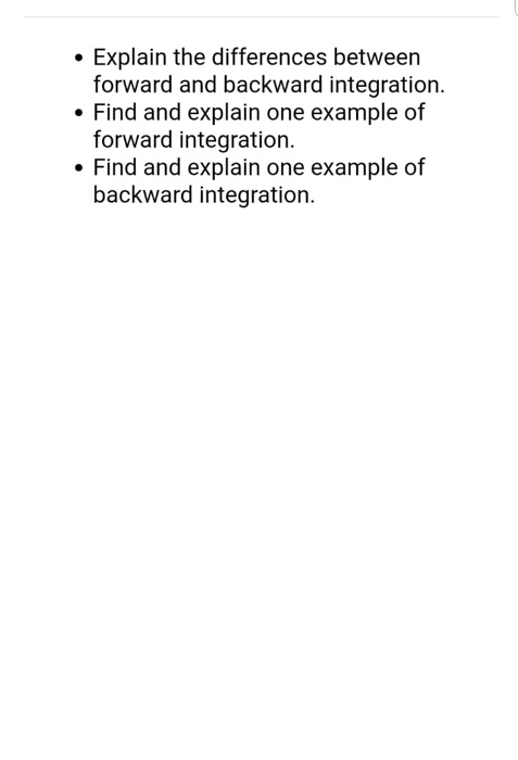 Explain the differences between forward and