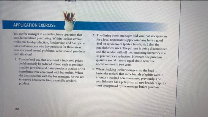 MUSIC APPLICATION EXERCISE You are the manager in