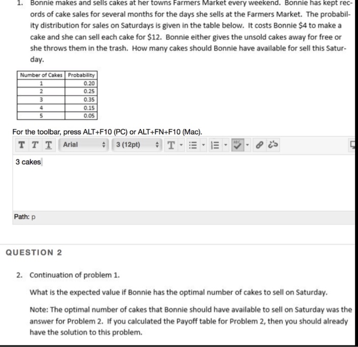 I need the answer to part two of this question.