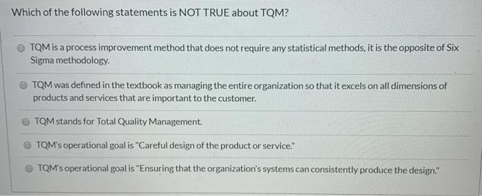 Which of the following statements is NOT TRUE