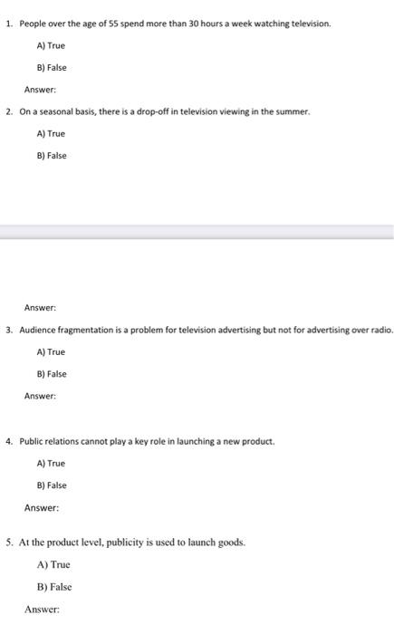 1. People over the age of 55 spend more than 30