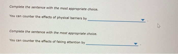 Choose the best description of the barrier