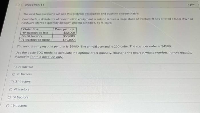 answer both please!! thanks Question 11 1 pts The