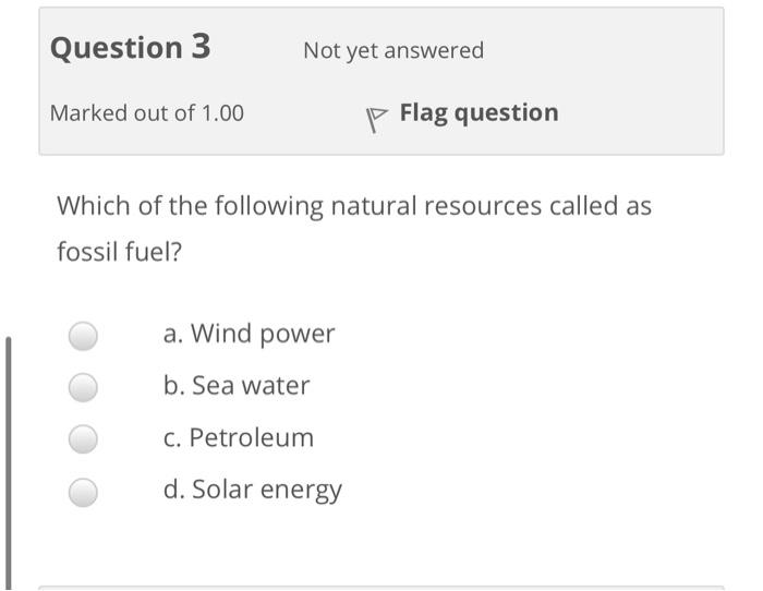 JUST NEED OPTION no need explain NO need for