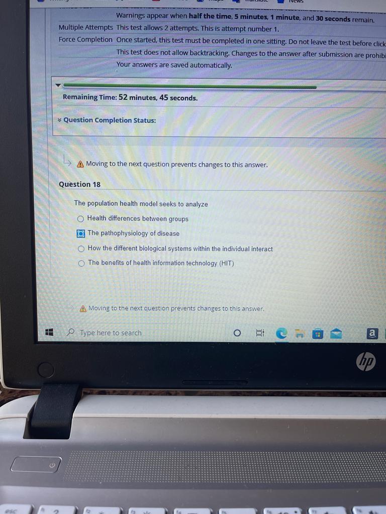 esc H Warnings appear when half the time, 5