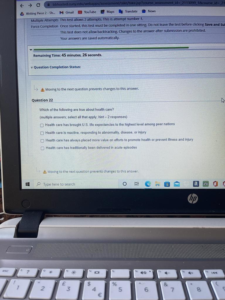 esc H Warnings appear when half the time, 5