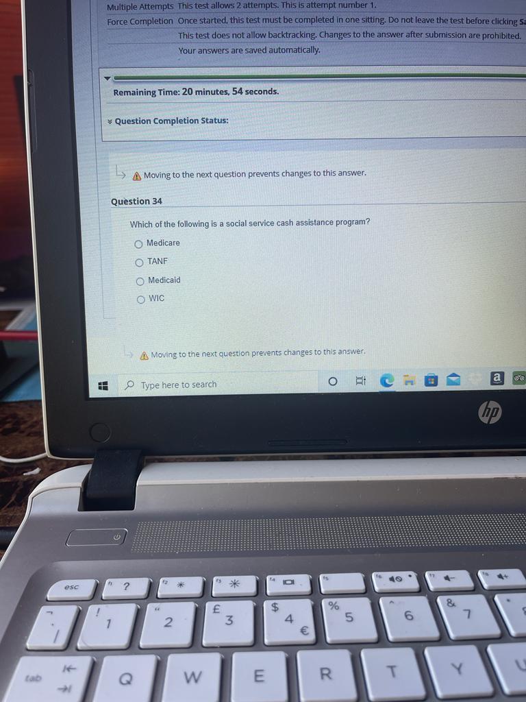 esc H Warnings appear when half the time, 5