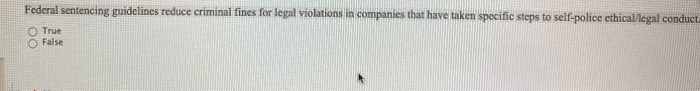Federal sentencing guidelines reduce criminal