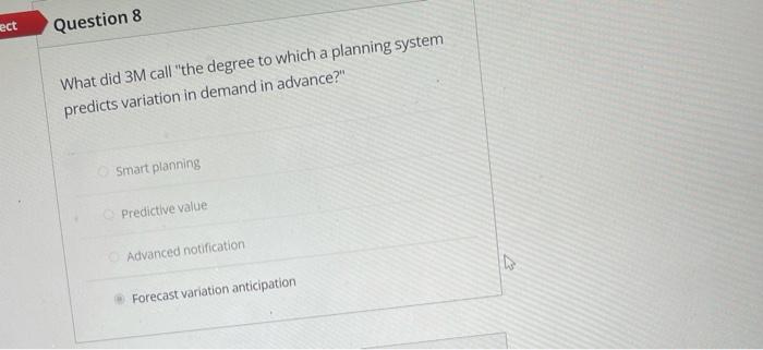 Which production planning strategy attempts to