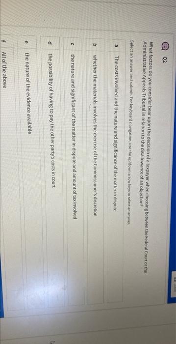 20 Multiple Choice Questions. Each question is