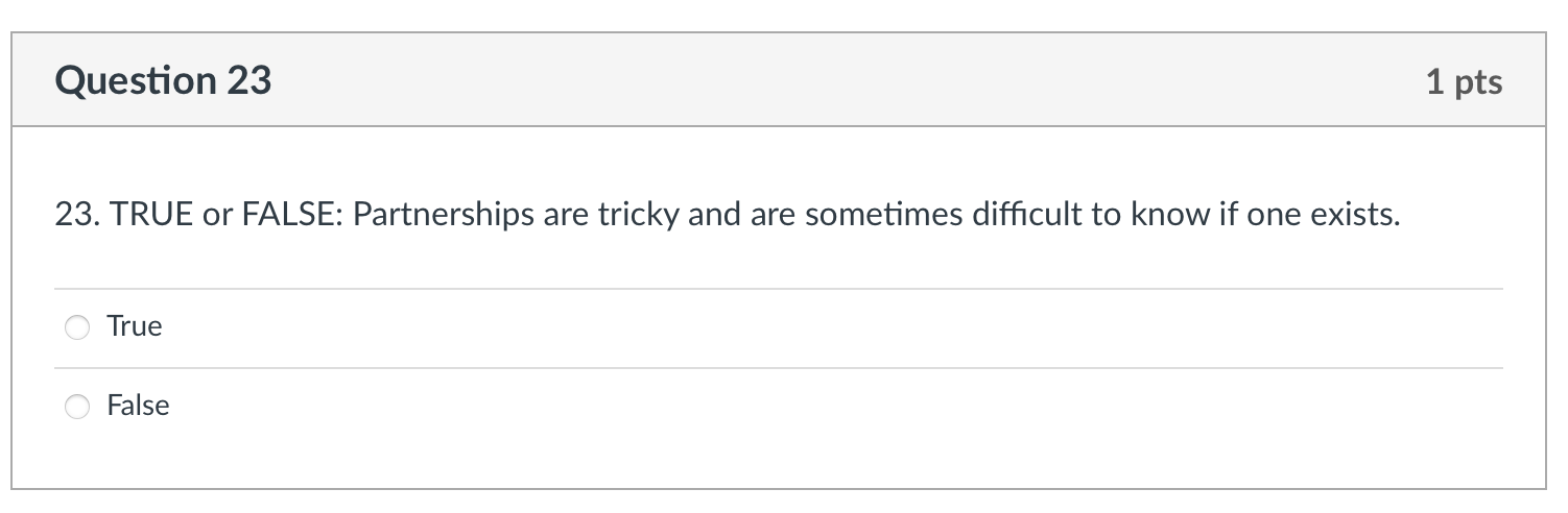 Question 22 1 pts 22. With respect to terminating