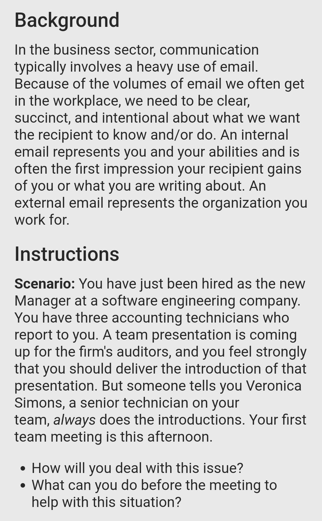 help me this with proper email. thanks.