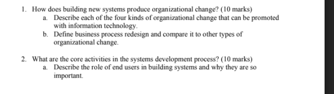 I need these 1 and 2 answer both as soon as