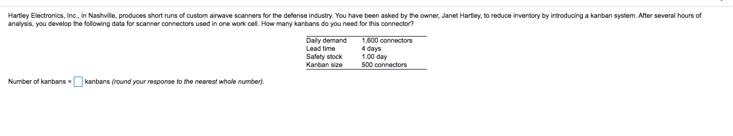 Hartley Electronics, Inc., in Nashville, produces