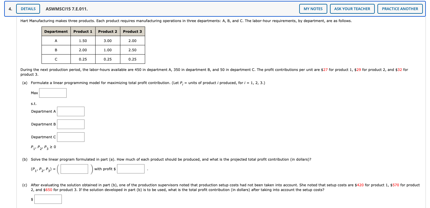 Module 3: Integer LP & Special Cases (QUESTION 4)