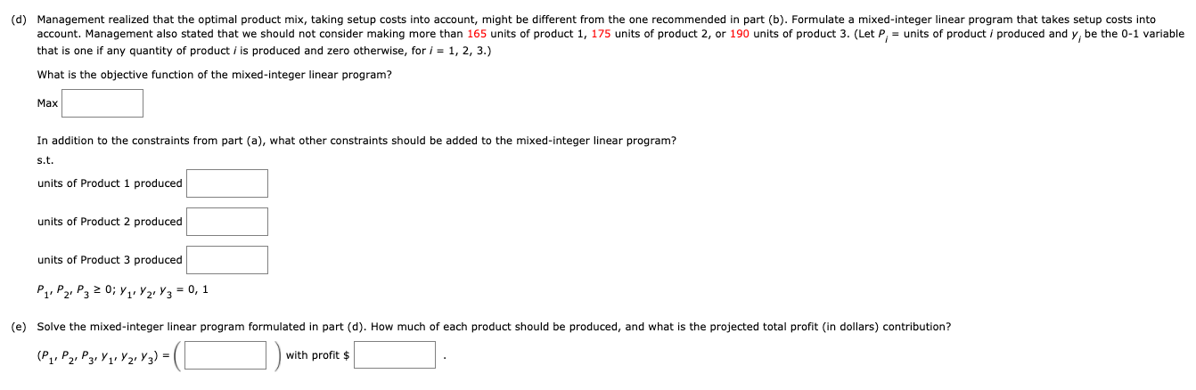 Module 3: Integer LP & Special Cases (QUESTION 4)