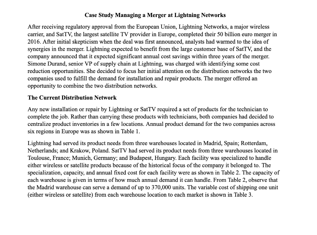 Should Simone make all warehouses flexible given