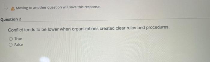 Moving to another question will save this