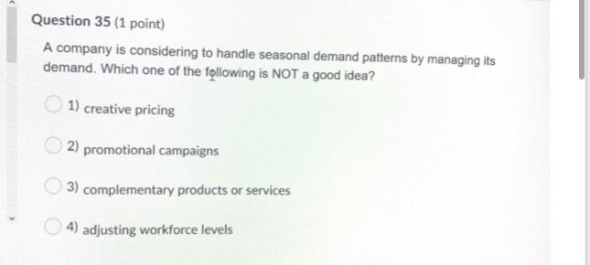 Question 34 (1 point) The Bod Co. is a small