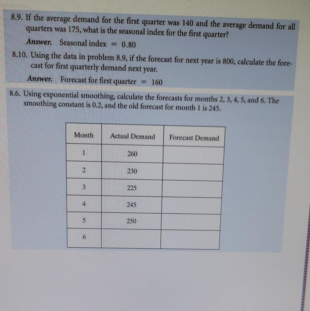 3.2. Given the following data, calculate the