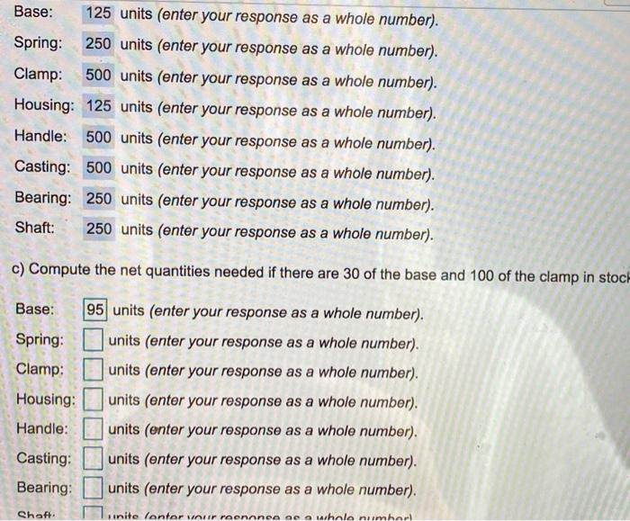help with part c please!! As the production