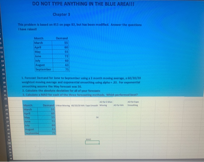 DO NOT TYPE ANYTHING IN THE BLUE AREAIII Chapter