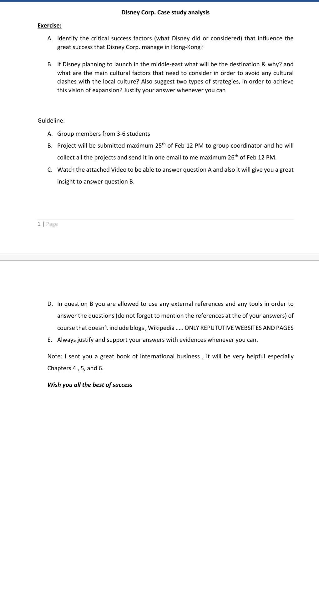 please I need to solve this case study strategic