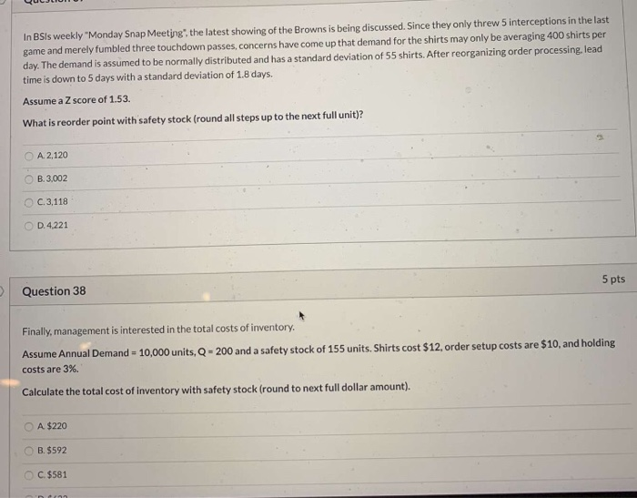 In BSis weekly "Monday Snap Meeting", the latest