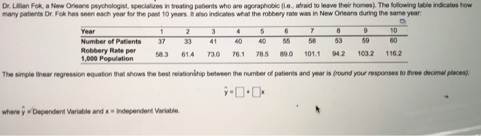 please also answer "Using linear regression, the