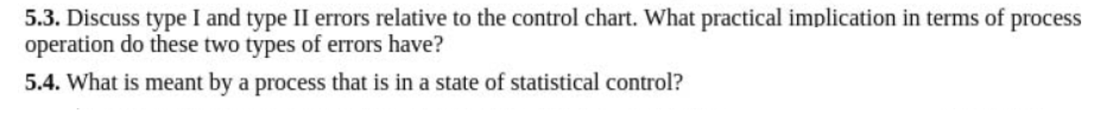 5.3. Discuss type I and type II errors relative