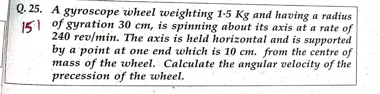 I need the answer as soon as possible Q. 25. A