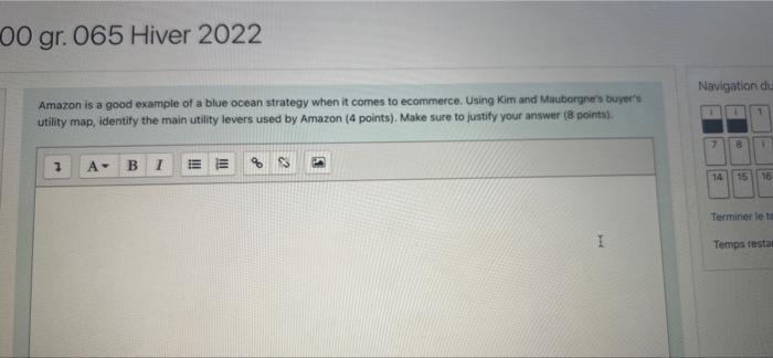 00 gr. 065 Hiver 2022 Amazon is a good example of