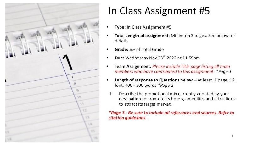 In Class Assignment \#5 - Type: In Class