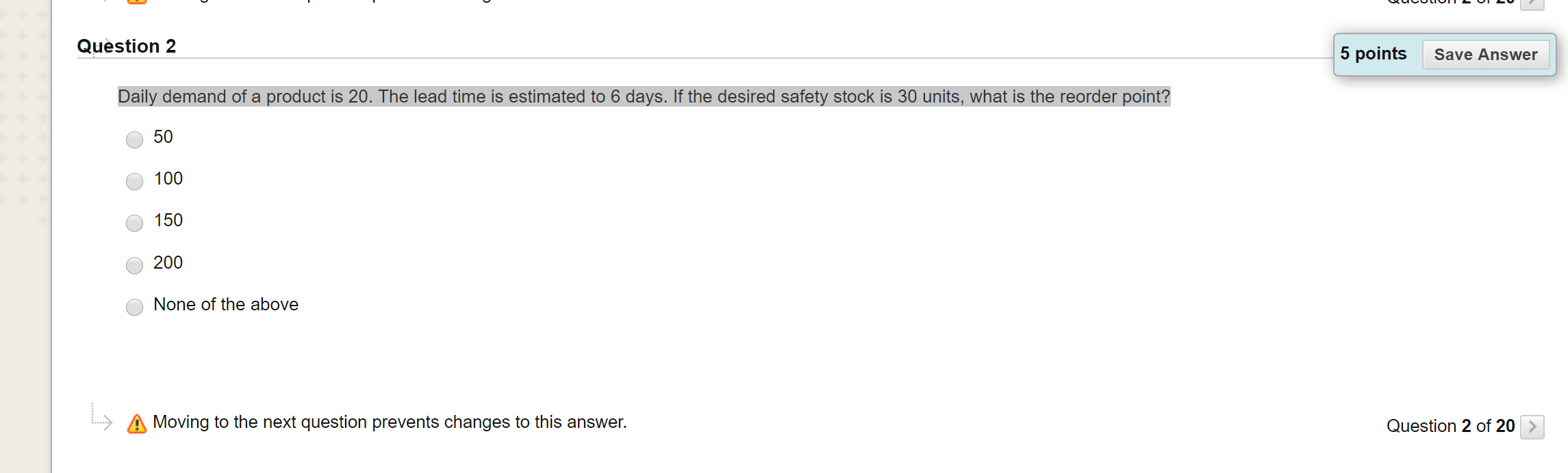 BUCULOTTO SU Question 2 5 points Save Answer