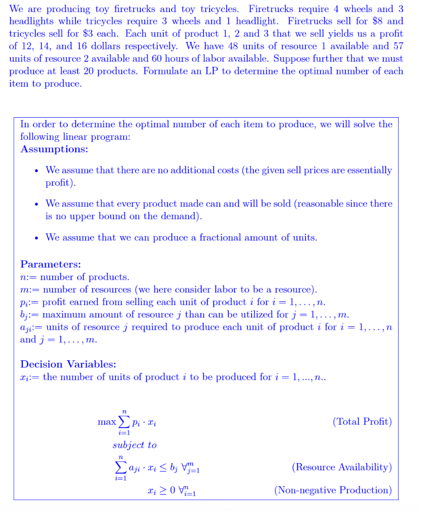 8. In this problem, we will add constraints onto