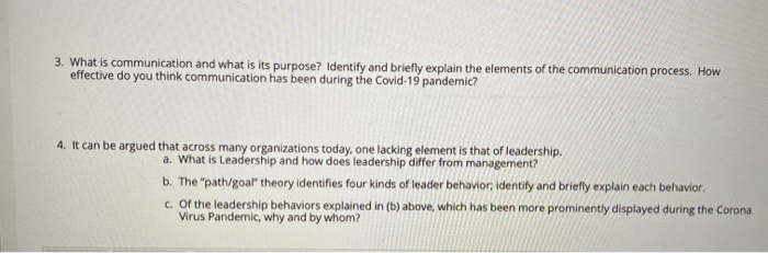 need help either 3 or 4 3. What is communication