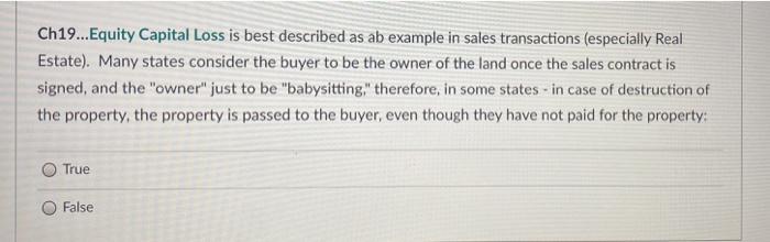 Ch15...Capital Lease Agreements are useful