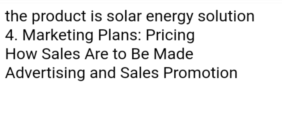 Different types of solar panels like
