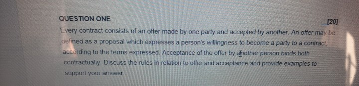 commercial law question, please answer according