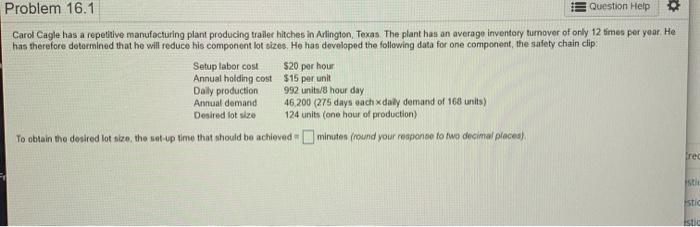 HW Scorer 704 Problem 16.1 Tube Problem 16.1