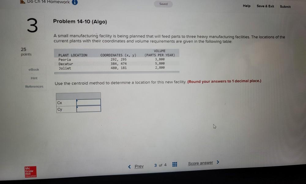 Do Ch 14 Homework i Saved Help Save & Exit Submit