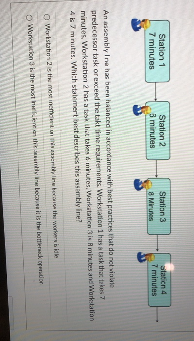 Station 1 7 minutes Station 2 6 minutes Station 3