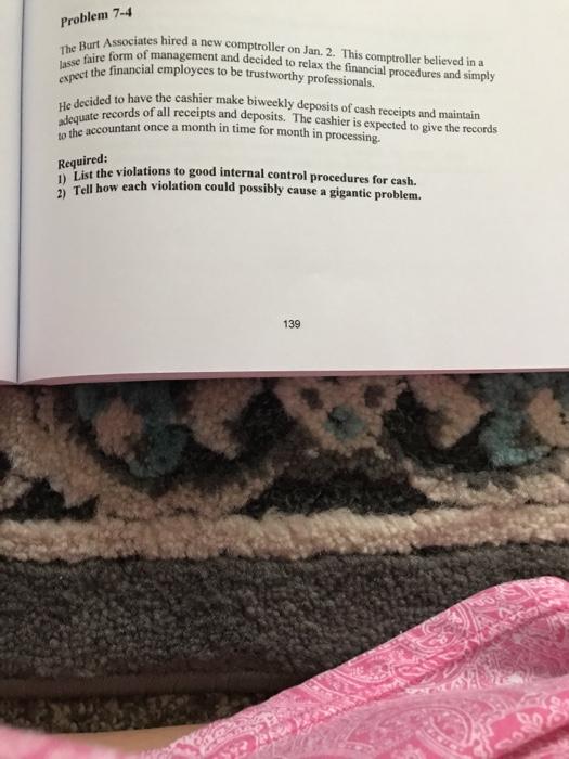 The Burt Associates hired a new comptroller on