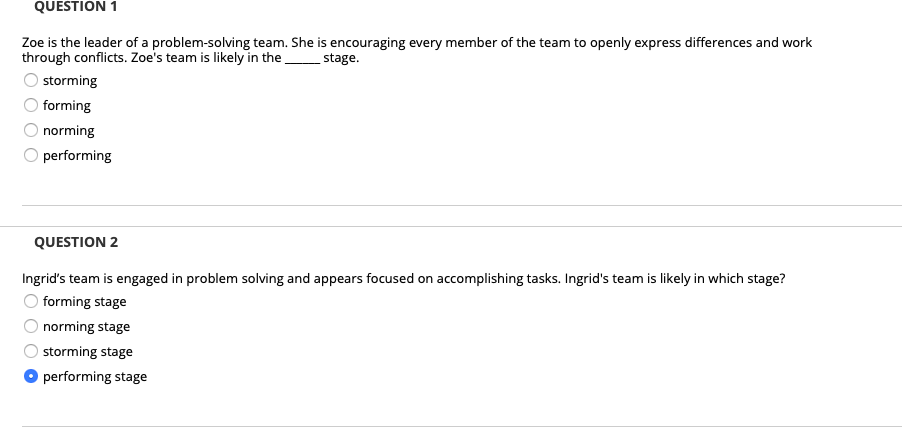 unsure of how to answer these 4 questions