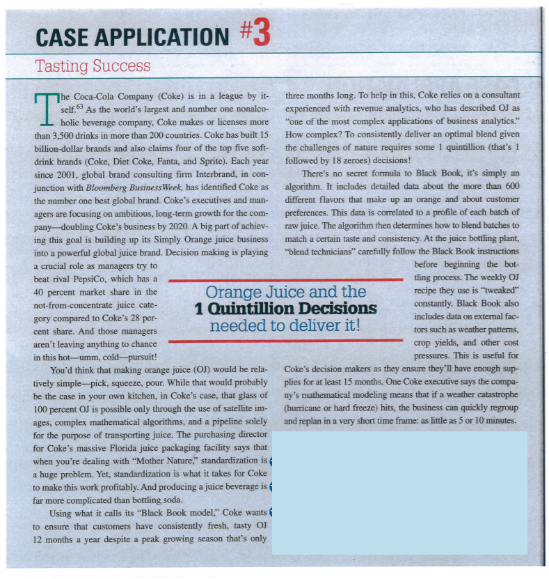 Which decisions in this story could be considered