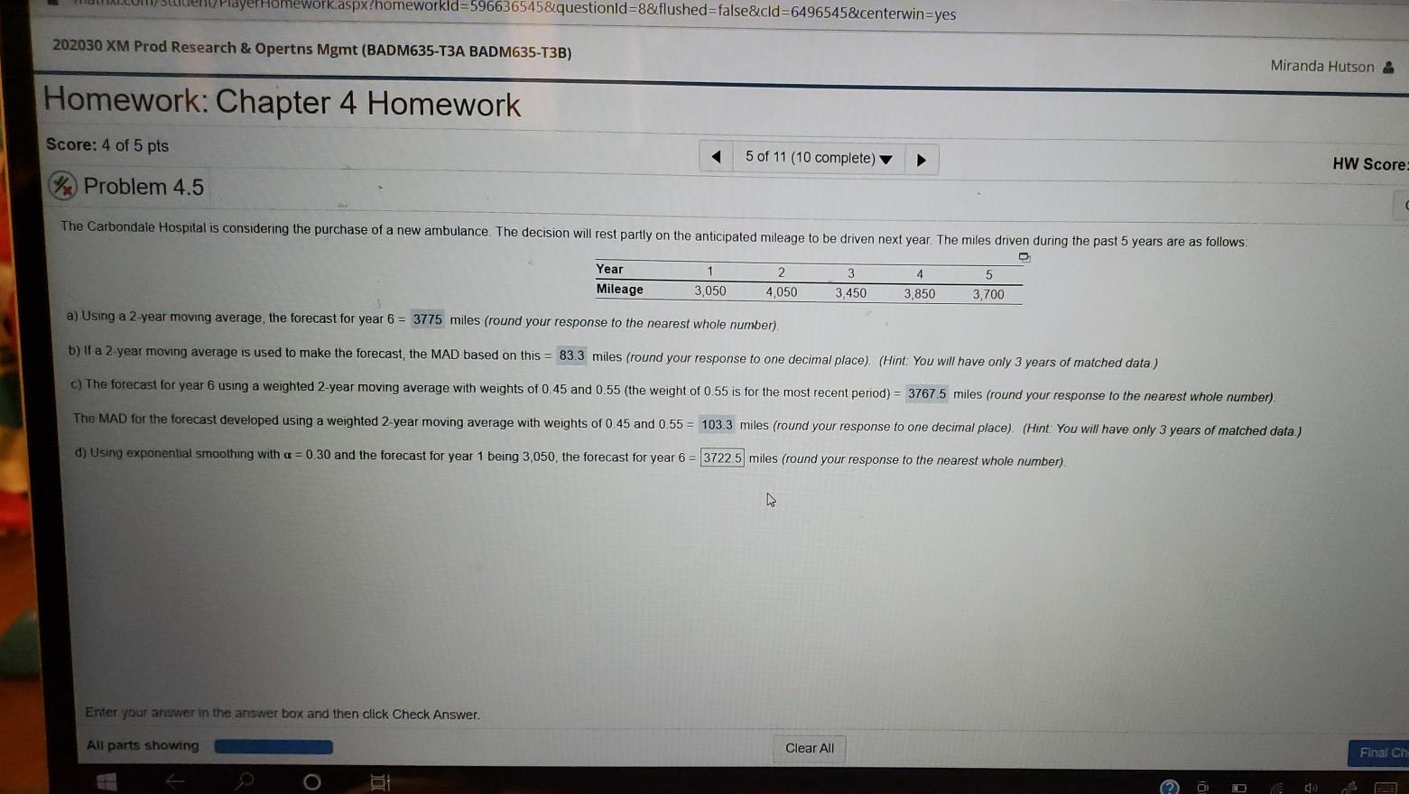 Will rate! can you help with part D? my answer